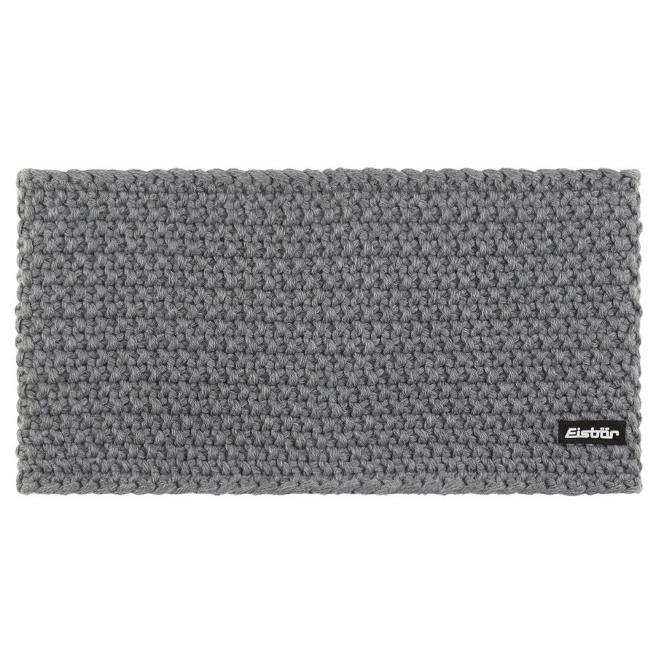 Eisbär Stirnband Jamie (Breite 13.5cm) - Futter aus Fleece - graumelange - 1 Stück von Eisbär