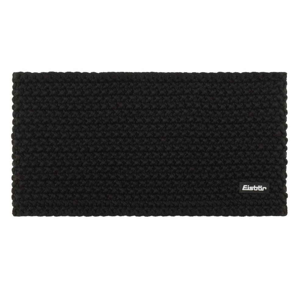 Eisbär Stirnband Jamie (Breite 13.5cm) - Futter aus Fleece - schwarz - 1 Stück von Eisbär