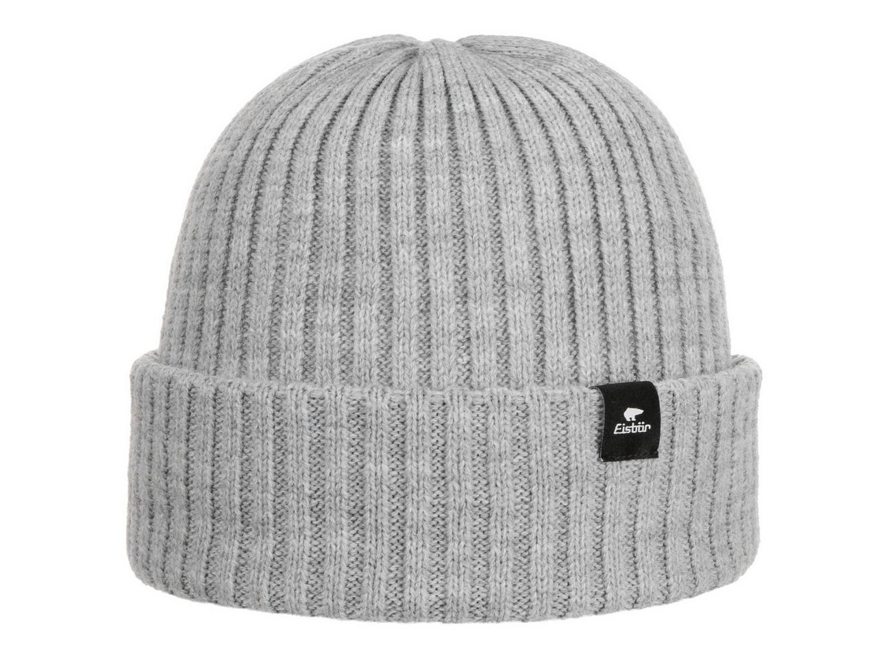 Eisbär Strickmütze (1-St) Wintermütze mit Umschlag von Eisbär