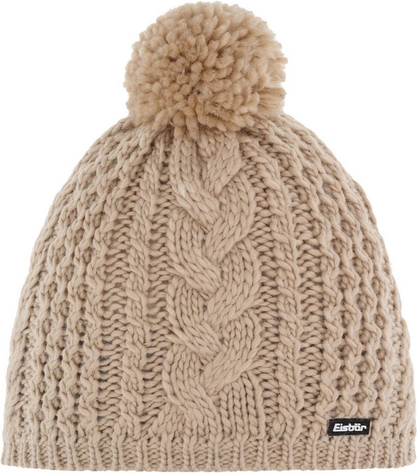 Eisbär Strickmütze AFRA POMPON Damen Mütze mit Bommel hellbraun Eisbär Strickmütze AFRA POMPON Damen Mütze mit Bommel hellbraun von Eisbär