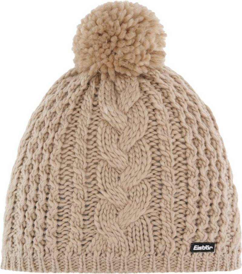Eisbär Strickmütze AFRA POMPON Damen Mütze mit Bommel hellbraun Eisbär Strickmütze AFRA POMPON Damen Mütze mit Bommel hellbraun von Eisbär