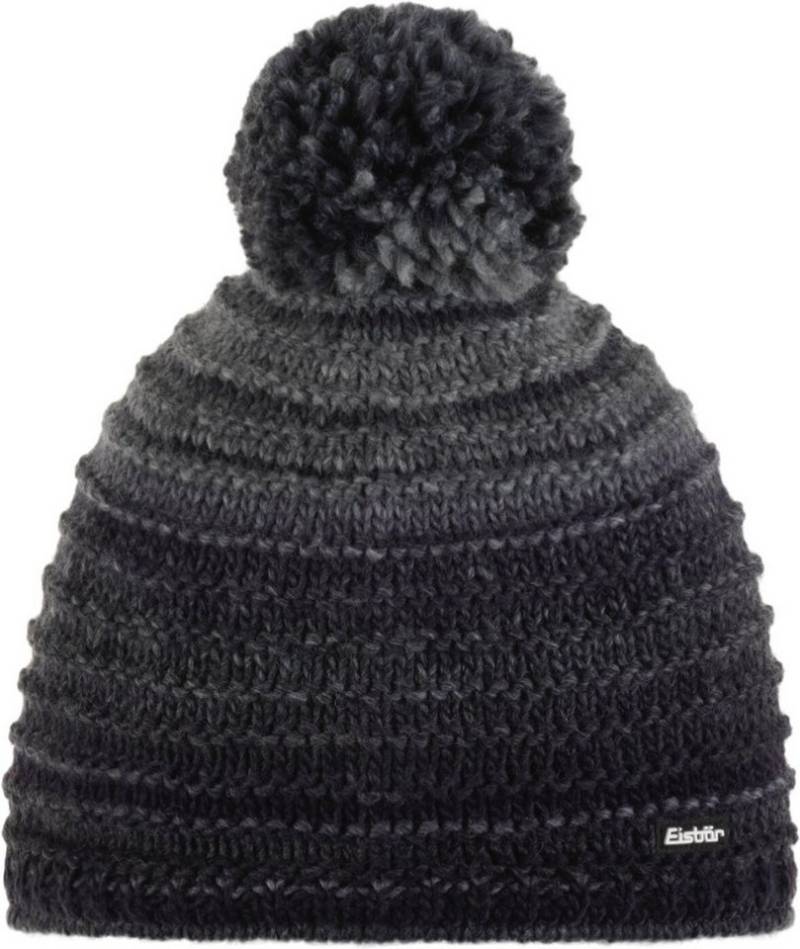 Eisbär Strickmütze MIKATA POMPON Damen Mütze Pompon grafit/schwarz Eisbär Strickmütze MIKATA POMPON Damen Mütze Pompon grafit/schwarz von Eisbär
