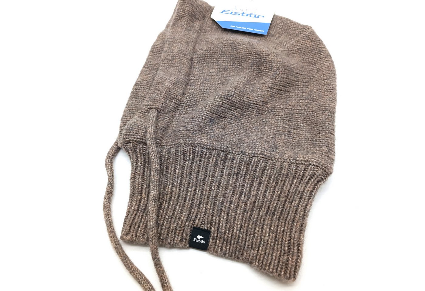 Eisbär Strickmütze Mathilde Hood taupe von Eisbär