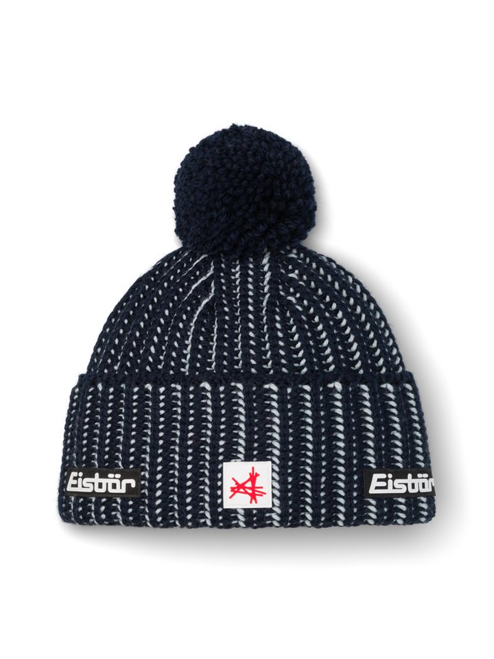 Eisbär Strickmütze NORRAK POMPON SA NACHT-FJORD von Eisbär