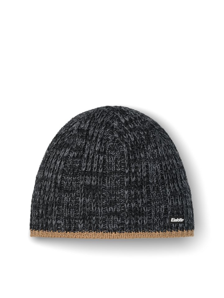 Eisbär Strickmütze RENE CAPPUCCINO-SCHWARZMELIERT von Eisbär