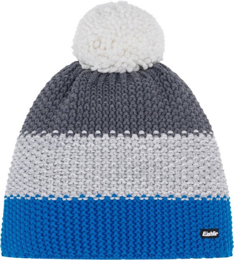 Eisbär Strickmütze STAR POMPON anthrazit-milk-bugatti/anthra von Eisbär