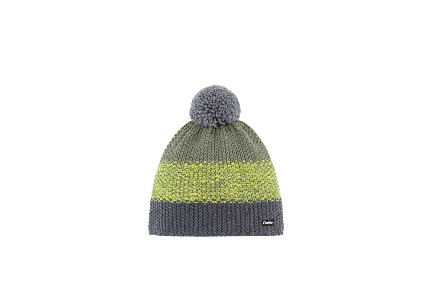 Eisbär Strickmütze Star Pompon MÜ ANTHR-LI.YELLOWMISTY FOREST-MI von Eisbär