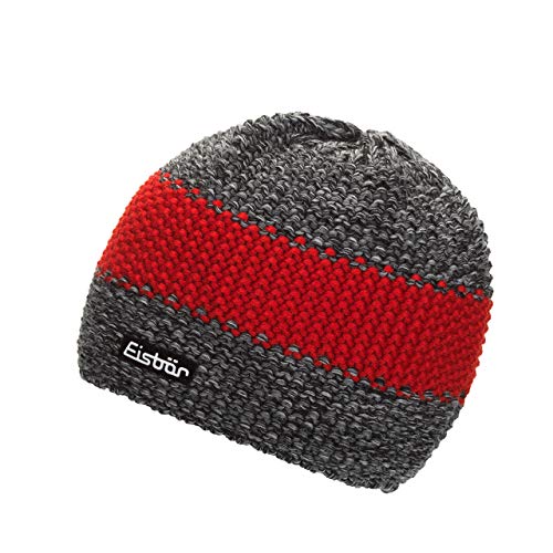 Eisbär Strickmütze Styler MÜ XL anthrazit/schwarzmele/ardea von Eisbär