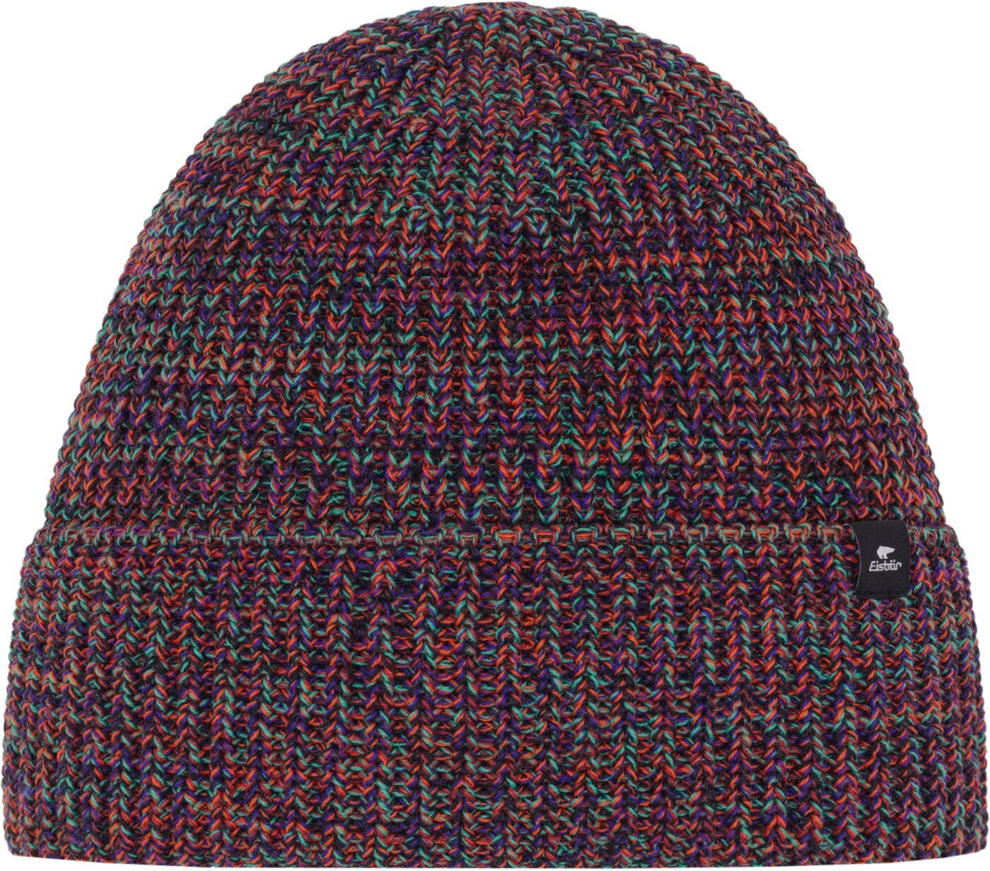 Eisbär Strickmütze Swell MÜ U.VIOLET-D.ORANGE-MIN.GREEN-CR von Eisbär