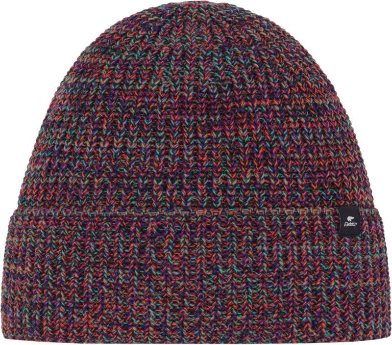Eisbär Strickmütze Swell MÜ U.VIOLET-D.ORANGE-MIN.GREEN-CR von Eisbär