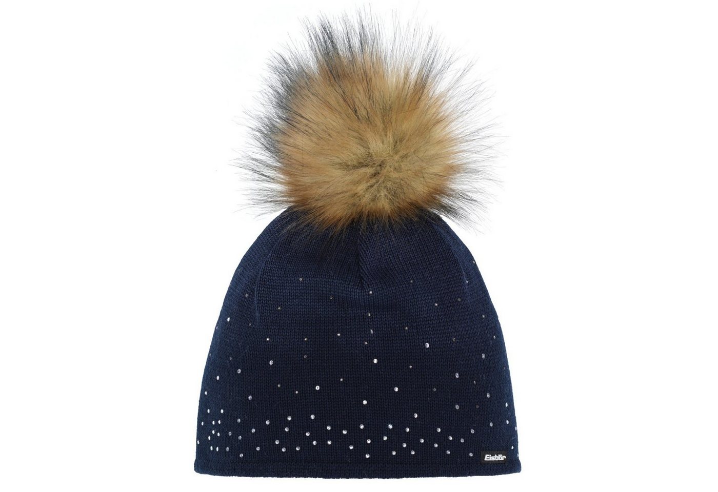 Eisbär Strickmütze Tiana Lux Crystal Mütze für Damen mit Bommel (stück) von Eisbär