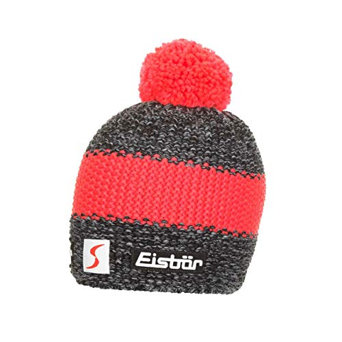 Eisbär Styler Pompon MÜ SP anthrazit/schwarzmele/divapink von Eisbär