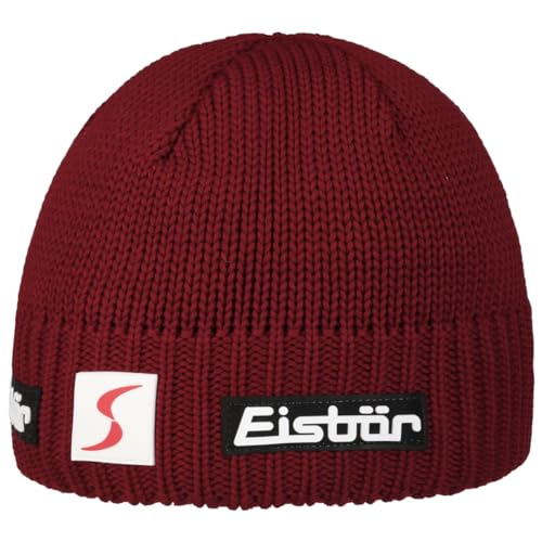 Eisbär Trop Skipool Strickmütze Beanie Merinomütze Wollmütze Skimütze Damen/Herren - Made in Austria mit Futter, Futter Winter Herbst-Winter - One Size rost von Eisbär