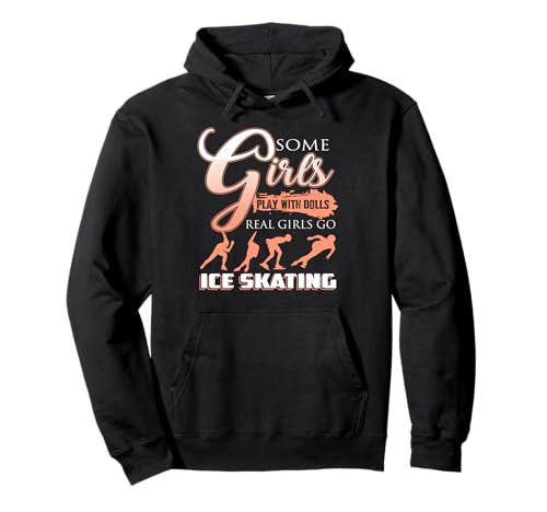 Echte Mädchen kämpfen auf gefrorener Bahn mit Stil Pullover Hoodie Echte Mädchen kämpfen auf gefrorener Bahn mit Stil Pullover Hoodie von Eisbahn-Königinnen im Winterpower-Modus