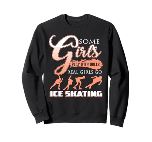 Echte Mädchen kämpfen auf gefrorener Bahn mit Stil Sweatshirt Echte Mädchen kämpfen auf gefrorener Bahn mit Stil Sweatshirt von Eisbahn-Königinnen im Winterpower-Modus