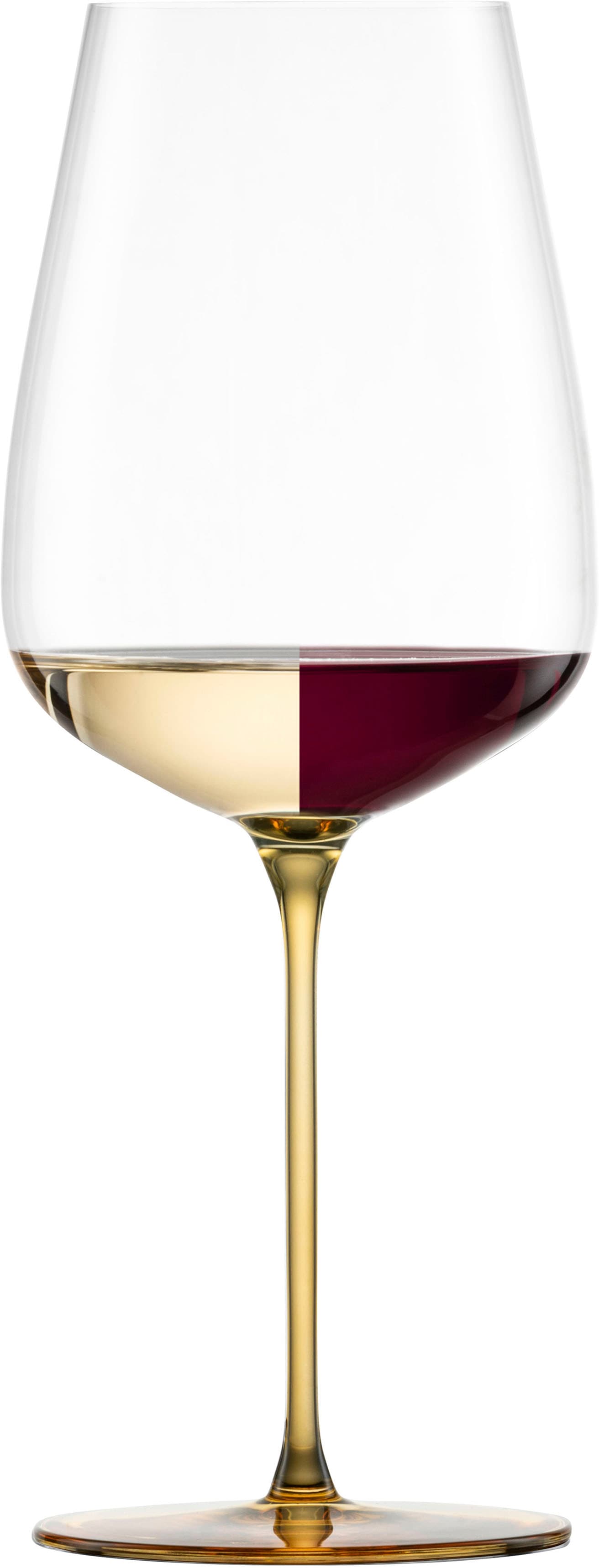 Eisch Germany Weinglas "INSPIRE SENSISPLUS, Made in Germany", (Set, 2 tlg., 2 Gläser im Geschenkkarton), Veredelung der farbigen Stiele in Handarbeit, 2-teilig von Eisch Germany