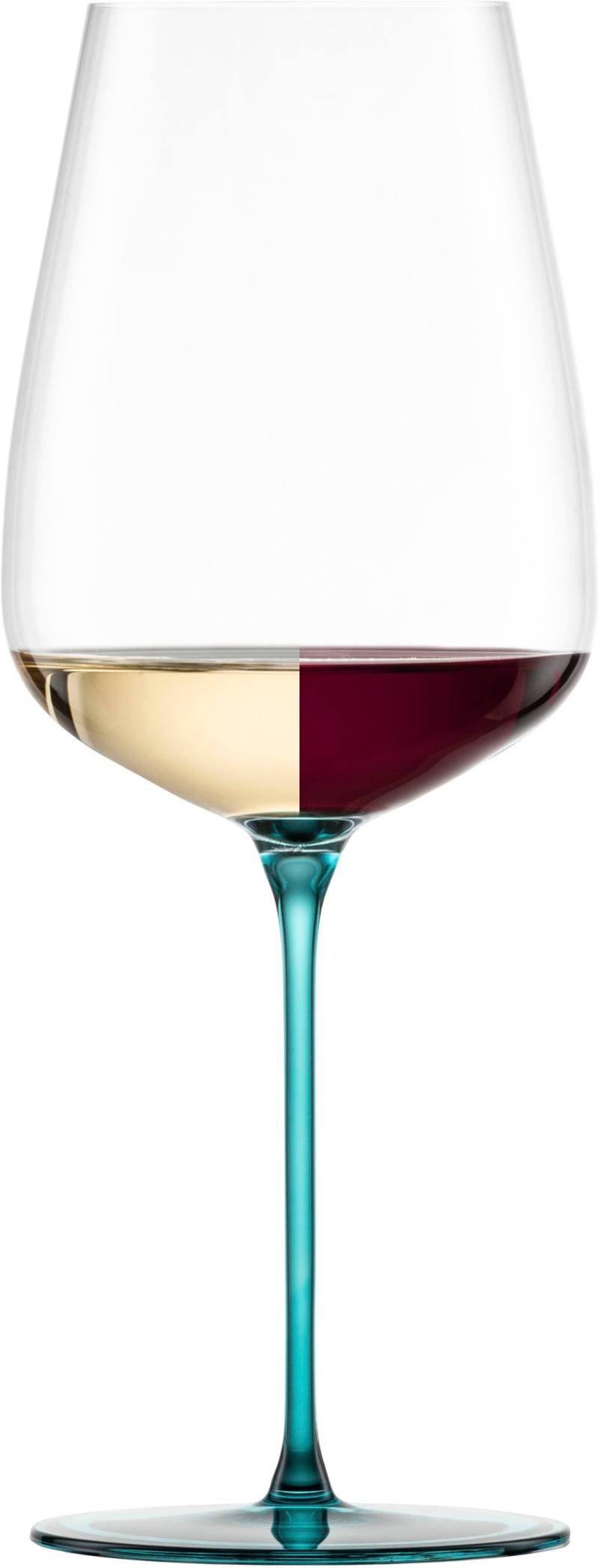 Eisch Germany Weinglas "INSPIRE SENSISPLUS, Made in Germany", (Set, 2 tlg., 2 Gläser im Geschenkkarton), Veredelung der farbigen Stiele in Handarbeit, 2-teilig von Eisch Germany