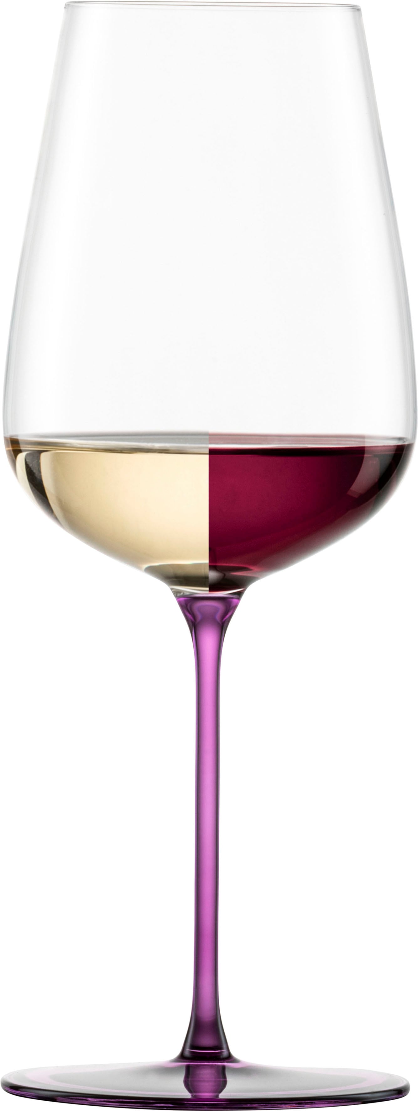 Eisch Germany Weinglas "INSPIRE SENSISPLUS, Made in Germany", (Set, 2 tlg., 2 Gläser im Geschenkkarton), die Veredelung der Stiele erfolgt in Handarbeit, 2-teilig von Eisch Germany