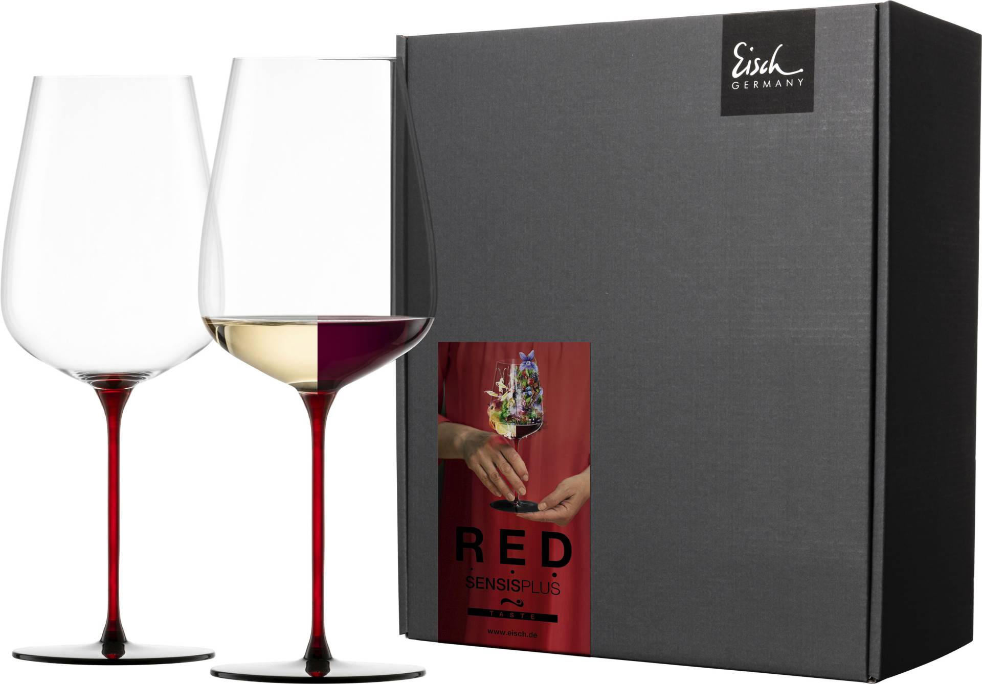 Eisch Weinglas "RED SENSISPLUS", (Set, 2 tlg., 2 Gläser im Geschenkkarton) von Eisch