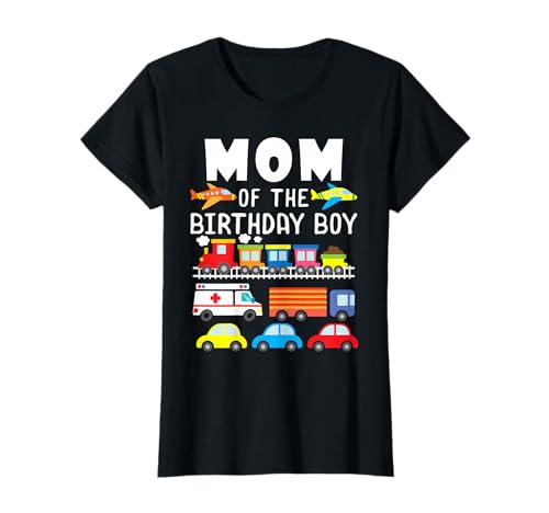Mama vom Geburtstagskind - Geburtstagsparty Mutter T-Shirt von Eisenbahn Kindergeburtstag Lokführer Lokomotive