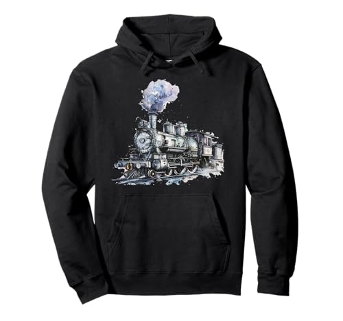 Dampflok Eisenbahn & Lokomotiven Geschenk Herren & Junge Pullover Hoodie Dampflok Eisenbahn & Lokomotiven Geschenk Herren & Junge Pullover Hoodie von Eisenbahn & Dampflok Shop IBK