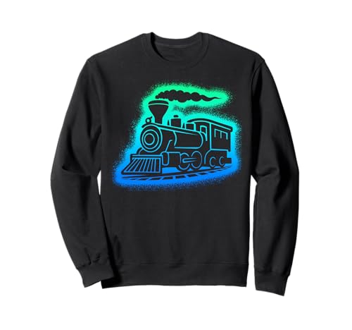 Dampflok Modelleisenbahn Kinder Jungen Herren Eisenbahn Sweatshirt Dampflok Modelleisenbahn Kinder Jungen Herren Eisenbahn Sweatshirt von Eisenbahner Designs mit Modellbahn und Lokomotive