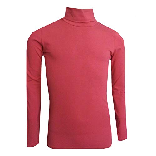 Eisend - Mädchen Rolli Langarmshirt mit Rollkragen, rot – 783120-54m, Größe 152 von Eisend