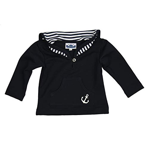 Baby Shirt Langarmshirt im Matrosenlook Marine Matrosenshirt, 100% Baumwolle in Größe 80 von Eisenherz