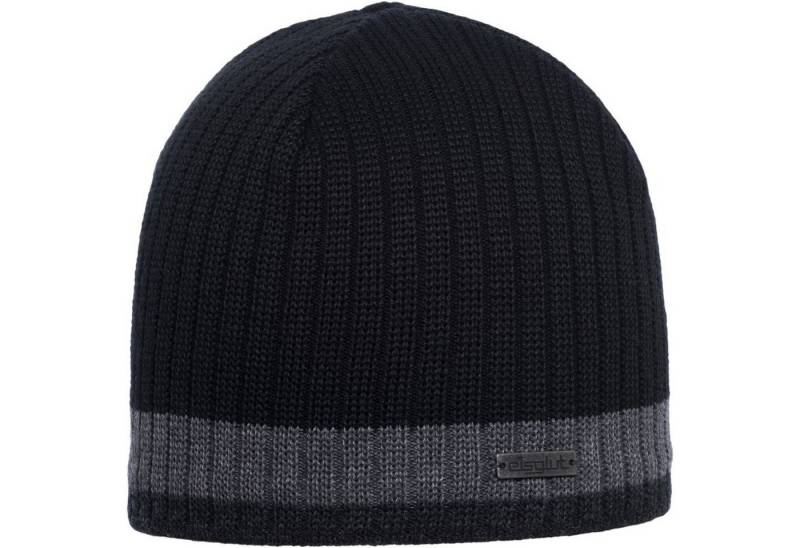 Eisglut Beanie Styrmira Merino SCHWARZ von Eisglut