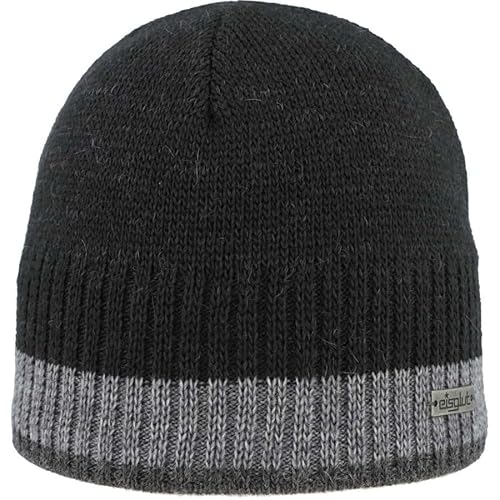 Eisglut Herren Arvidg Alpaka Strickmütze, Schwarz, Einheitsgröße EU von Eisglut