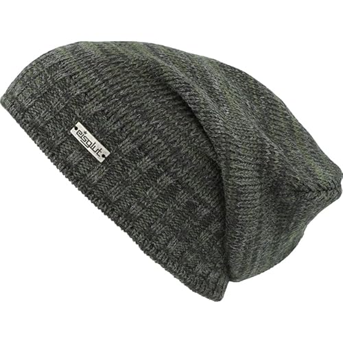 Eisglut Herren Lofftg Strickmütze, Oliv, Einheitsgröße EU von Eisglut