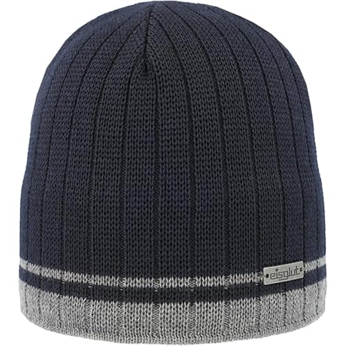 Eisglut Herren Manfredg Wool XL Strickmütze, Marine, XL EU von Eisglut