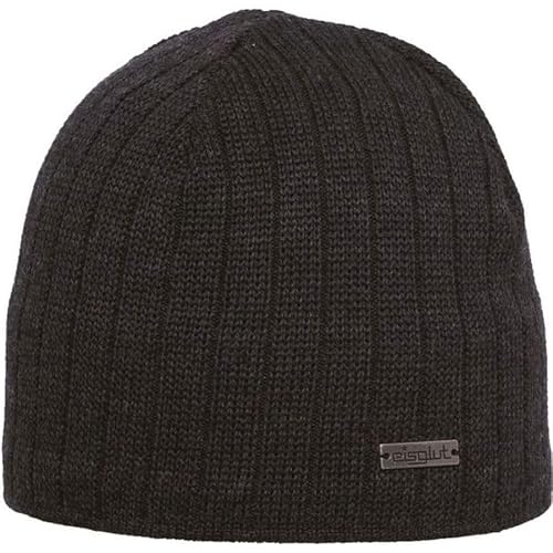 Eisglut Herren Texg Merino XL Strickmütze, Anthrazit, XL EU von Eisglut