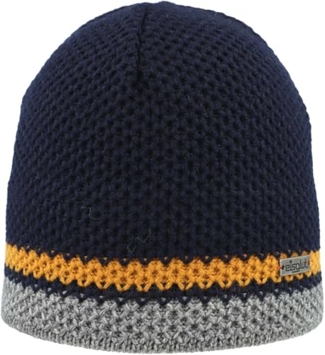 Eisglut Unisex Frosto XL Beanie-Mütze, Marine.kurkuma, XL EU von Eisglut