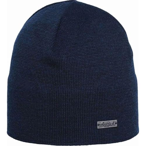 Eisglut Unisex Primog Merino XL Beanie-Mütze, Marine, XL EU von Eisglut
