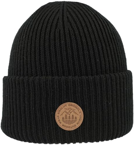 Eisglut Unisex Unityo Strickmütze, Schwarz, Einheitsgröße EU von Eisglut