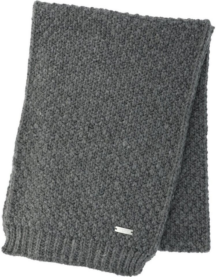 Eisglut Mütze & Schal Miriaml Scarf Strickschal grau-meliert von Eisglut