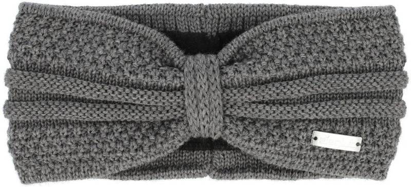 Eisglut Strickmütze Esmeraldal Merino GRAU MEL. von Eisglut