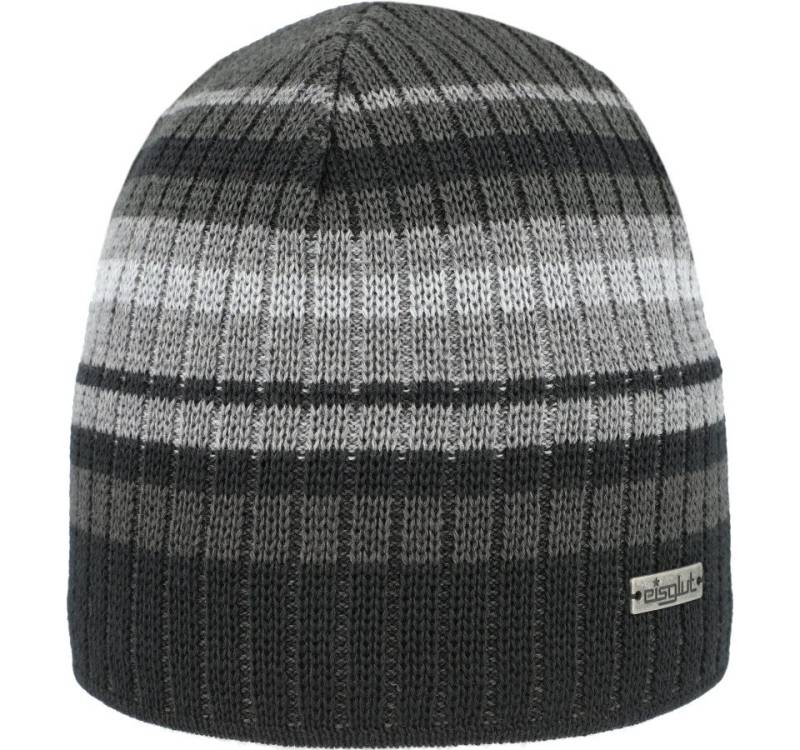 Eisglut Strickmütze Macroa Merino SCHWARZ von Eisglut