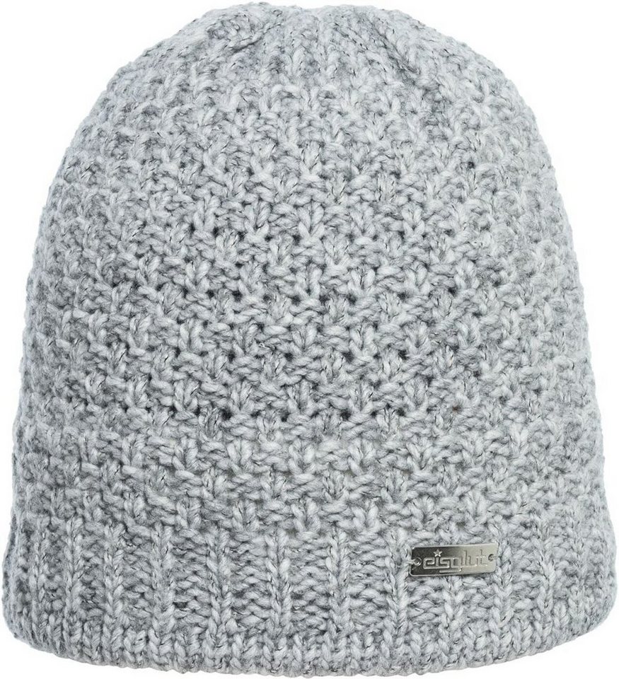 Eisglut Strickmütze Mareikel SILBER MELIERT von Eisglut