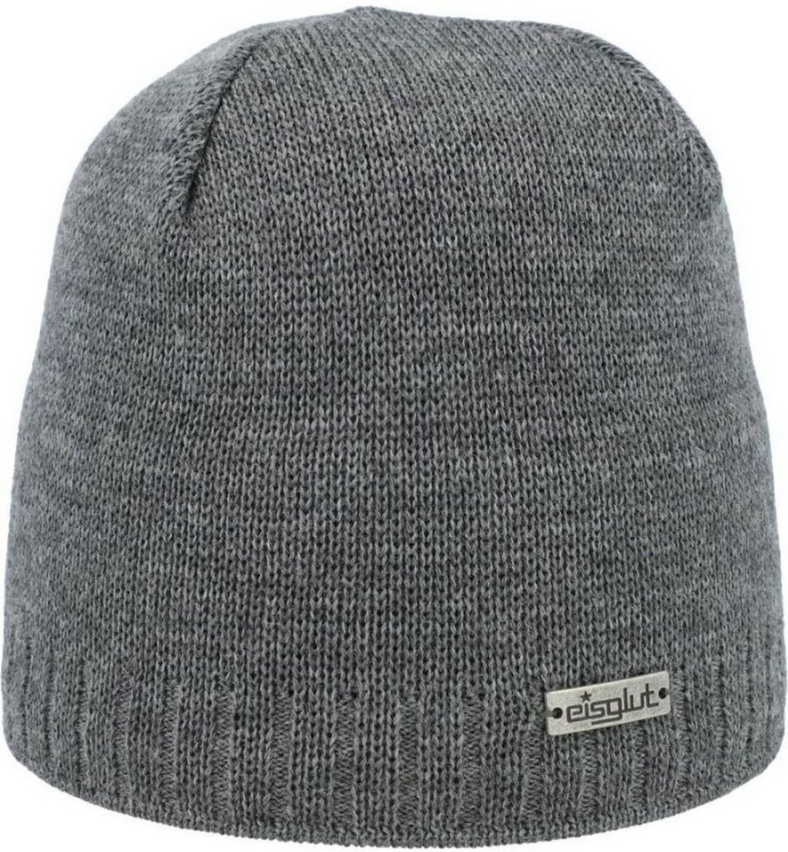 Eisglut Strickmütze Raffertya Rewoolife GRAU MEL. von Eisglut