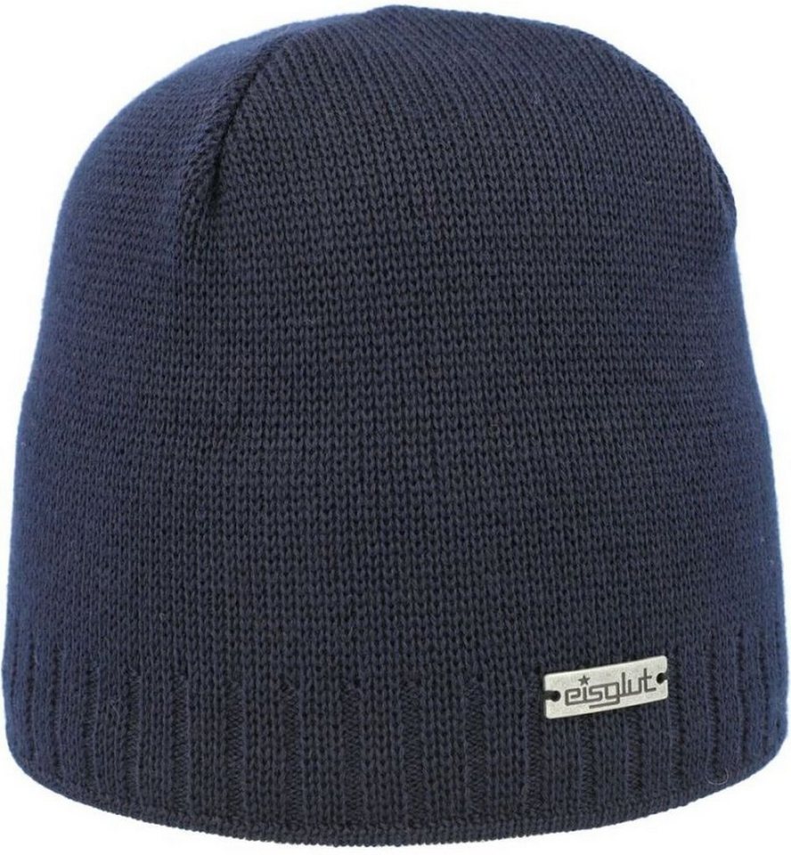 Eisglut Strickmütze Raffertya Rewoolife MARINE von Eisglut