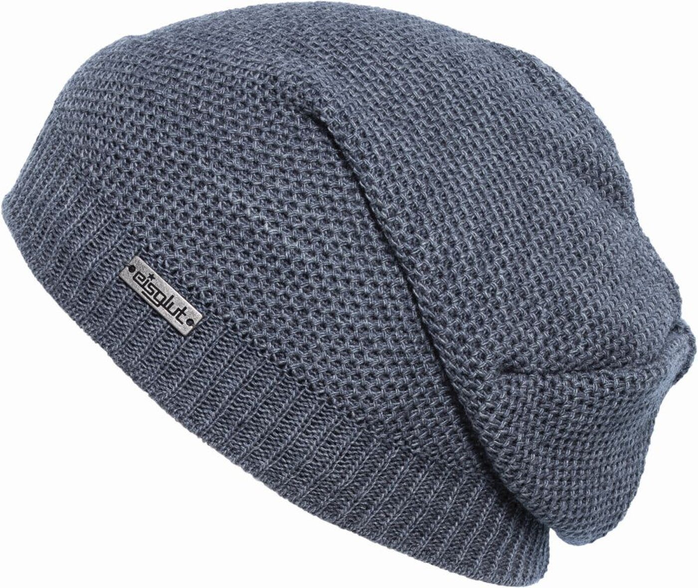 Eisglut Strickmütze Zinal Beanie Mütze grau-meliert von Eisglut