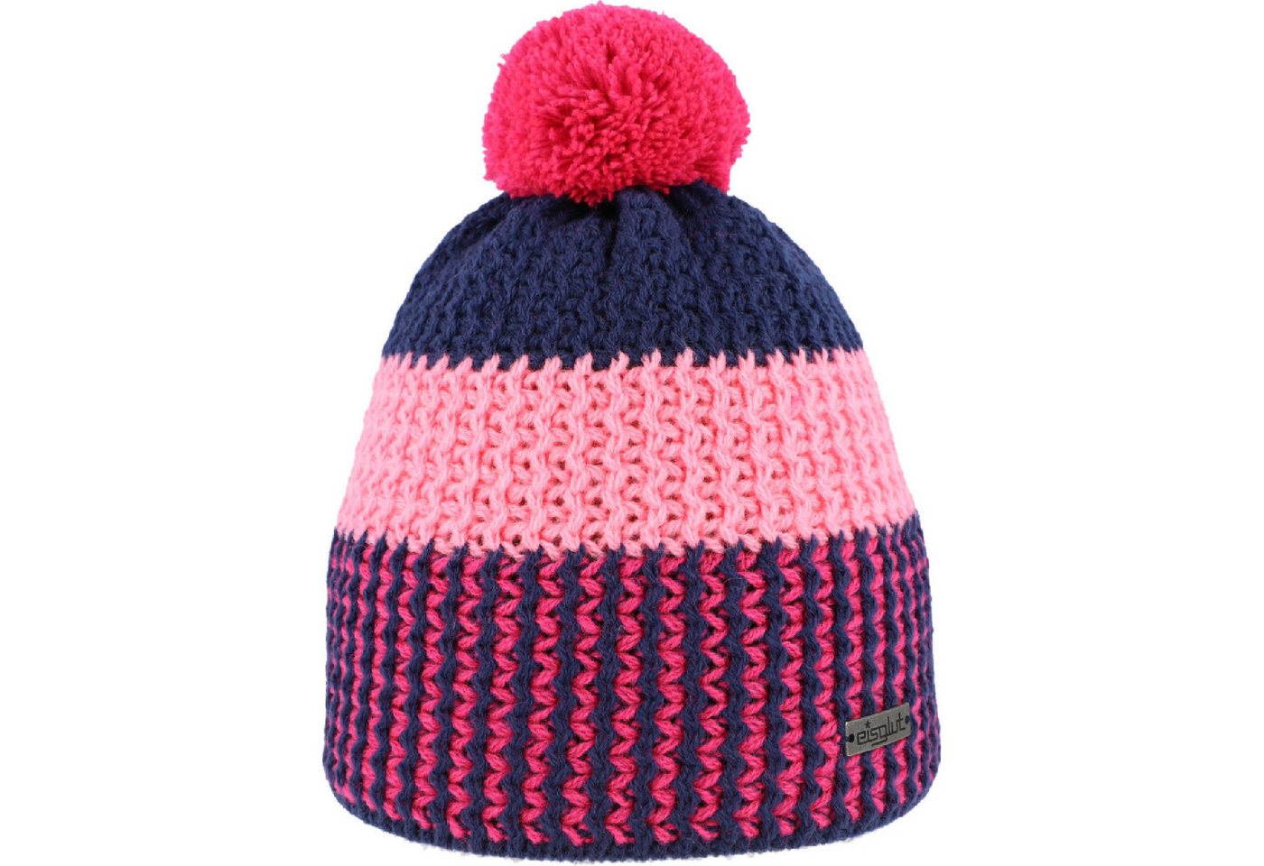 Eisglut Strickmütze für Kinder Sykes Kids mit Bommel von Eisglut