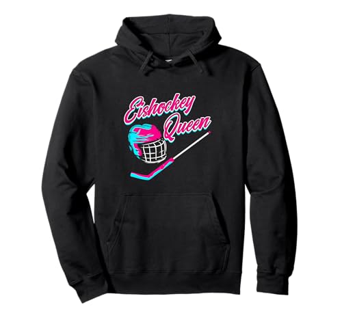 Eishockey Queen Eishockeyspieler Hockey Mädchen Geschenk Pullover Hoodie von Eishockey Team Geschenkideen