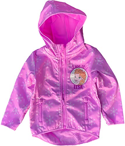 Eiskönigin FROZEN völlig unverfroren Mädchen Jacke Mädchen Softshelljacke 3 4 5 6 7 8 Jahre rosa 98 104 110 116128 cm (104) von Eiskönigin