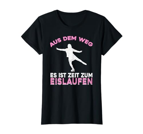 Eiskunstlauf Damen Schlittschuhe Eiskunstlaufen Mädchen T-Shirt von Eiskunstlauf Geschenke Frauen, Eislaufen Zubehör