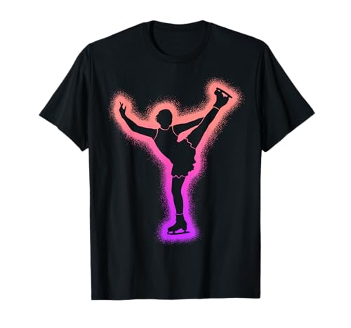 Eiskunstläuferin Eislaufen Kinder Damen Mädchen Eiskunstlauf T-Shirt Eiskunstläuferin Eislaufen Kinder Damen Mädchen Eiskunstlauf T-Shirt von Eiskunstlaufen Eissport Schlittschuh Designs