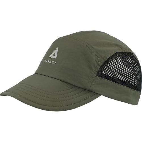 Eisley Unisex Crunch Cap mit UPF50+ / atmungsaktiv & schnell trocknend/knautschbares Schild/Klickverschluss, Dark Oliv, L von Eisley