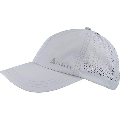 Eisley Damen Sorrent Cap mit UPF50+ / atmungsaktiv & schnell trocknend/Klettverschluss, Silber, Einheitsgröße von Eisley